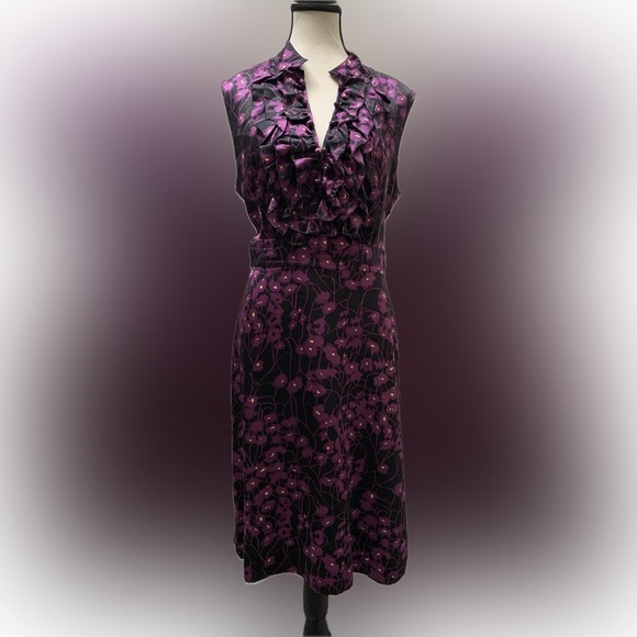 TORY BURCH 💯 silk purple dress - Picture 1 of 10